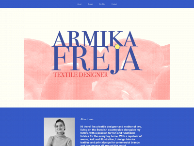 frejaarmika.se snapshot