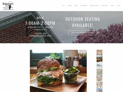 www.brakemanscafe.com snapshot