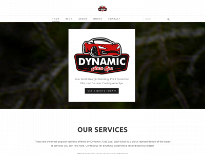 dynamicautospa.com snapshot