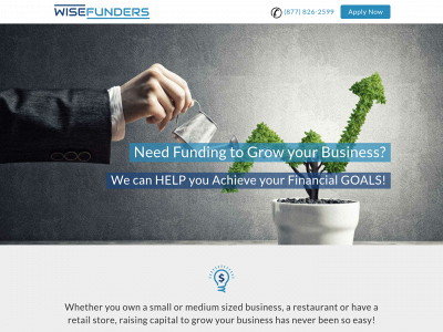 wisefunders.com snapshot