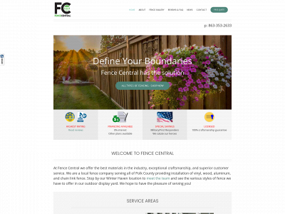 fencecentralfl.com snapshot