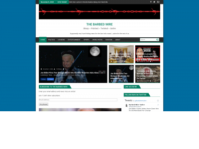 thebarbedwiresatire.com snapshot