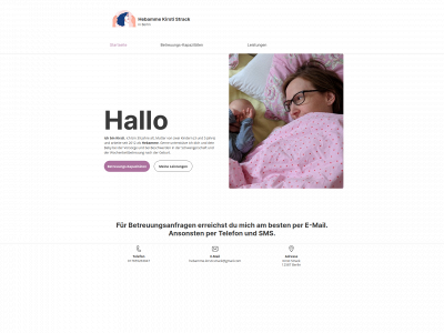 hebammelichtenberg.de snapshot