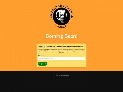 educatedheathen.com snapshot