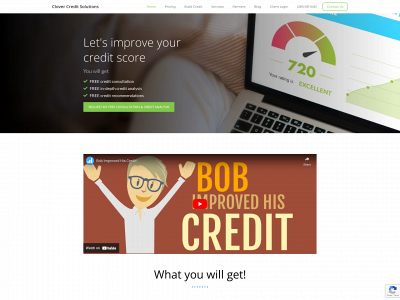 clovercreditsolutions.com snapshot