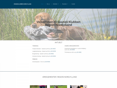 spanielklubben-nordjylland.dk snapshot