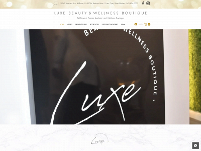 www.luxebeautyandwellness.com snapshot