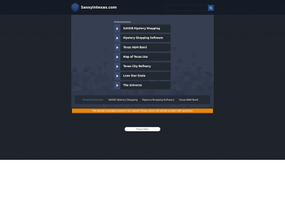sassyintexas.com snapshot