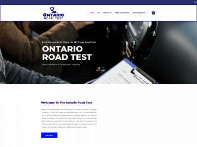 ontarioroadtest.ca snapshot
