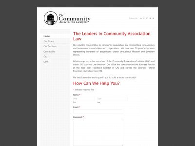 thecommunityassociationlawyers.com snapshot