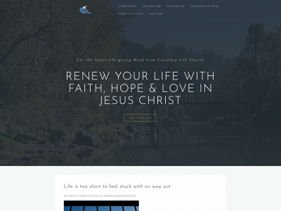 columbialifechurch.org snapshot