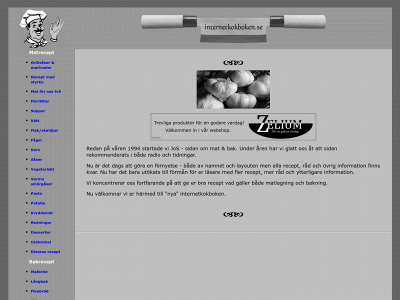 internetkokboken.se snapshot