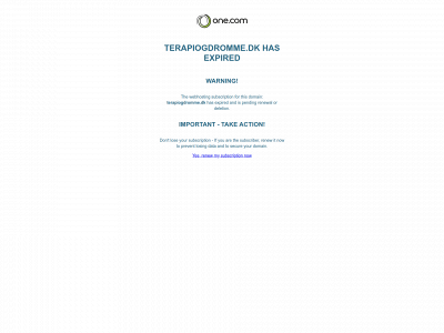 terapiogdromme.dk snapshot