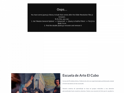 escuelaelcubo.com snapshot