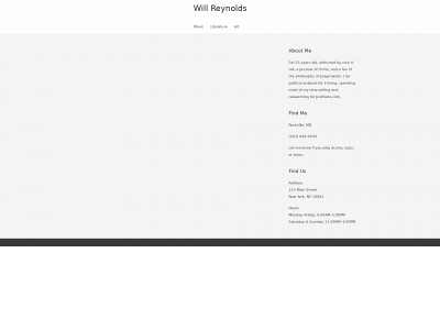 thewillreynolds.com snapshot