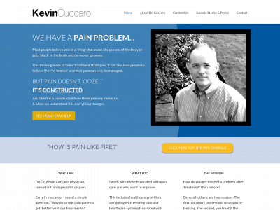 kevincuccaro.com snapshot