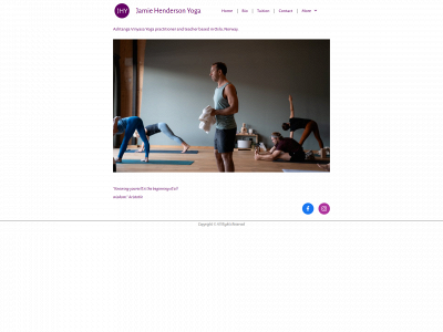 jamiehendersonyoga.com snapshot