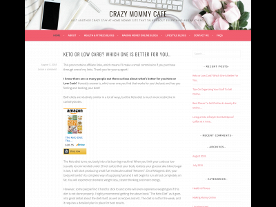 crazymommycafe.com snapshot