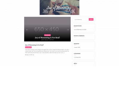 joyofmomming.com snapshot