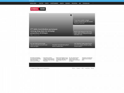 sondhanews.com snapshot
