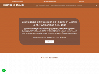 cubiertasdoshermanos.com snapshot