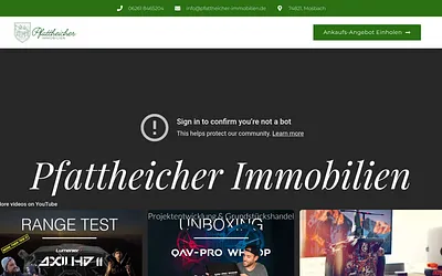 pfattheicher-immobilien.de snapshot
