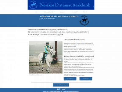 nerikesdistansryttarklubb.se snapshot
