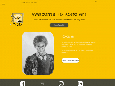 roroart.co.uk snapshot