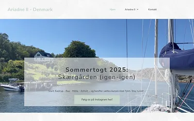 ariadnesailing.dk snapshot