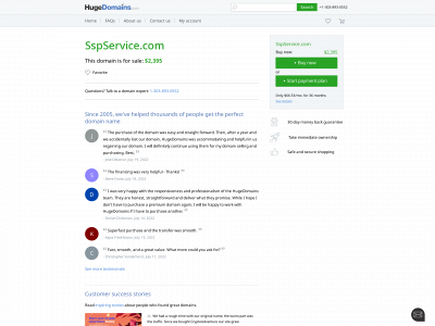 sspservice.com snapshot