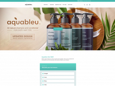 aquableu.com snapshot