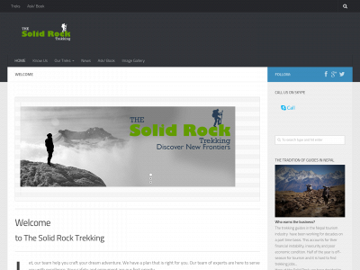solidrocktrekking.com snapshot