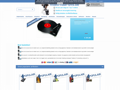 video-naar-dvd.be snapshot