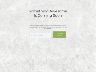 whataboutstress.com snapshot