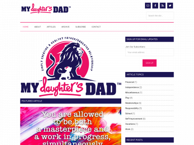 mydaughtersdad.com snapshot