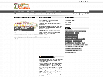 thecognitiveenterprise.org snapshot