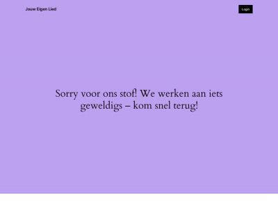 jouweigenlied.nl snapshot