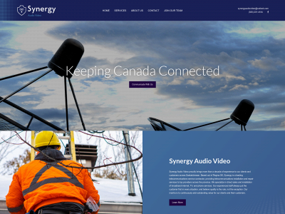 synergyaudiovideo.ca snapshot