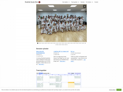 roskildekarateklub.dk snapshot