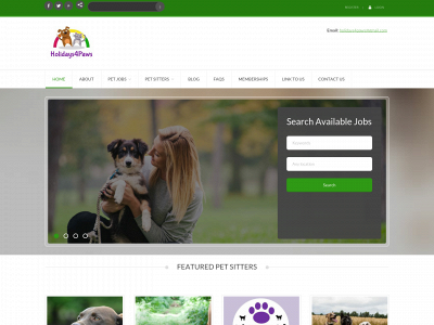 holidays4paws.co.uk snapshot
