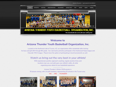 arizonathunder.org snapshot