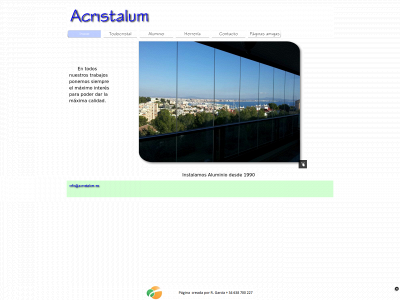 acristalum.es snapshot
