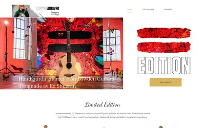 sheeranguitars.se snapshot