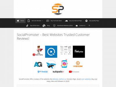 socialpromoter.org snapshot