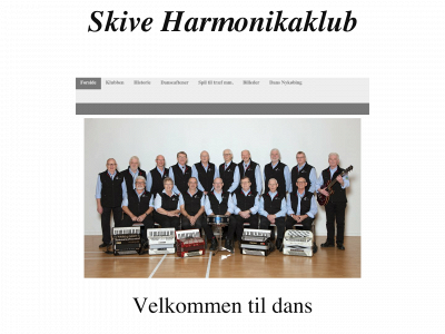 skiveharmonikaklub.dk snapshot