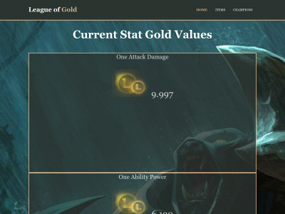 leagueofgold.com snapshot