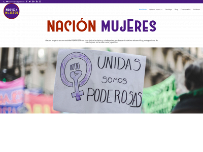 nacionmujeres.org snapshot
