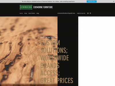cremornefurniture.com.au snapshot