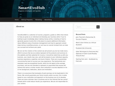 smartevohub.com snapshot