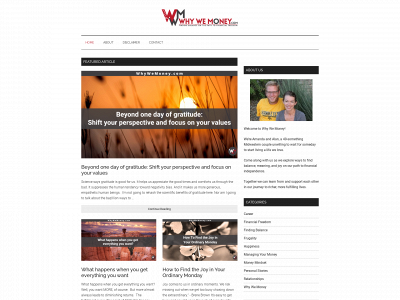 whywemoney.com snapshot